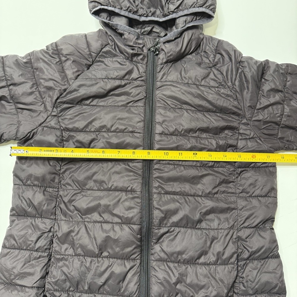 Sybilla Outerwear Womens Jacket Small Black Puffer Pockets Coat Hood Lightweight - Picture 4 of 11